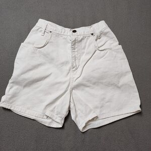 𝅺Vintage SANTA BARBARA White Denim Shorts Size 11